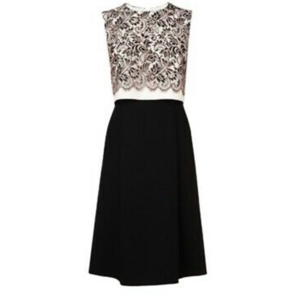 LK Bennett DR Finch Lace Overlay Dress